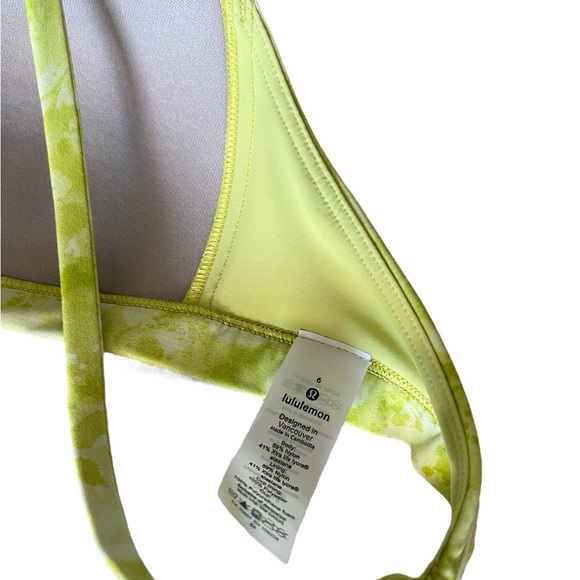 NWOT Lululemon - Lime Green Adjustable Bra - 06 - Picture 3 of 8